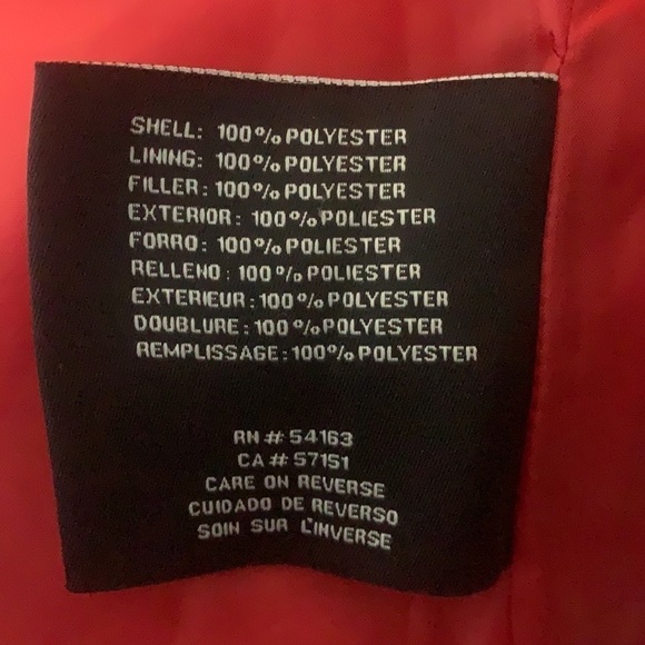 NINE West Hot Red Sleeveless Women’s Puffer Vest Size M - Picture 10 of 12